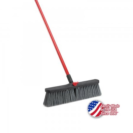 Libman Libman Commercial 18 Rough Polypropylene Sweep - Complete Set -, PK4 878